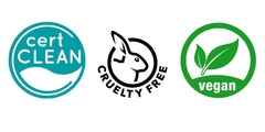 CertClean Certified, Cruelty-Free, Vegan