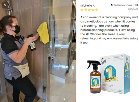 Review of 1 Cleaner Sept 2022 by a cleaning company