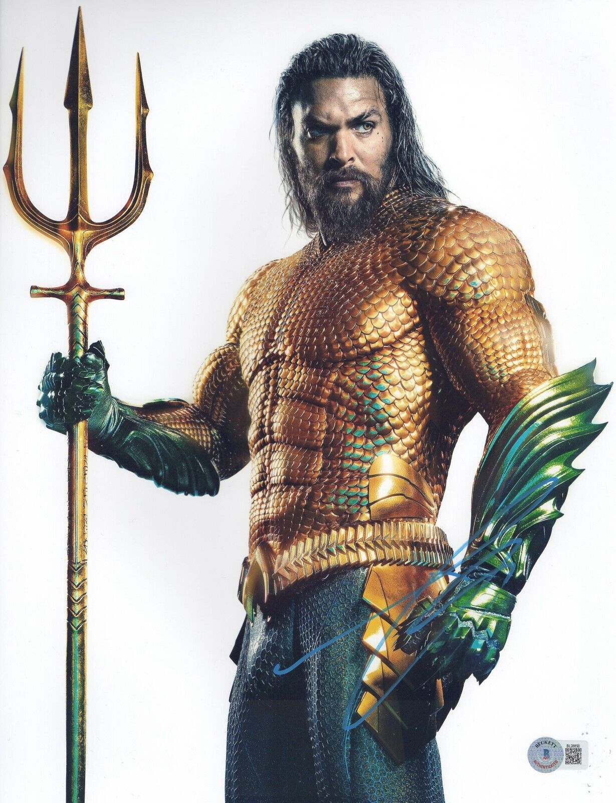  HWC Trading Jason Momoa Aquaman 16 x 12 inch (A3) Printed Gifts  Signed Autograph Picture for Movie Memorabilia Fans - 16 x 12 Framed :  Home & Kitchen