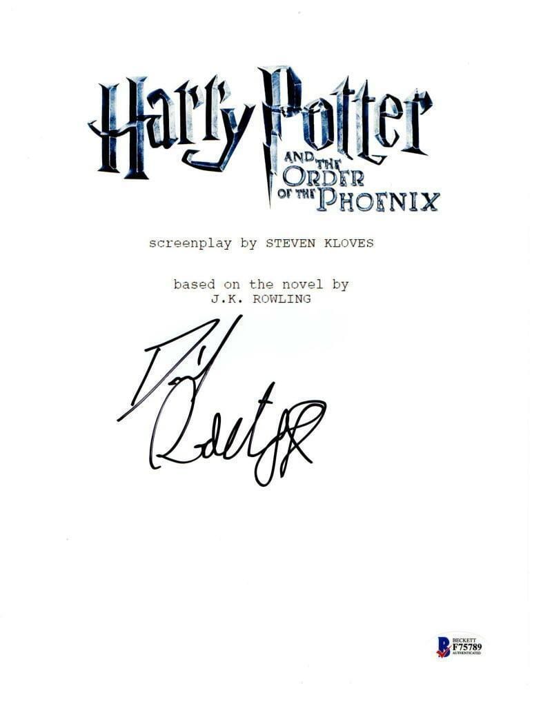 harry potter and the order of the phoenix script