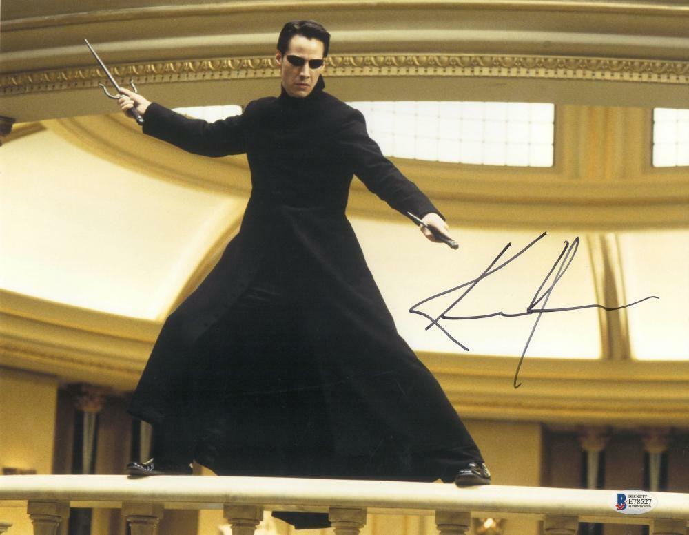 Keanu Reeves Authentic Autographed 11x14 Photo – Prime Time Signatures