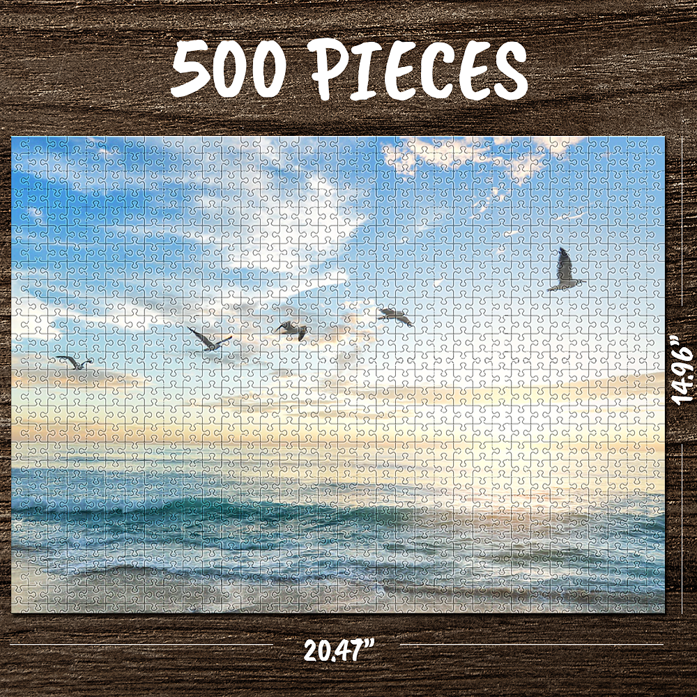 Custom Photo Jigsaw Puzzle We Love You Photo Puzzle for Pet and Family