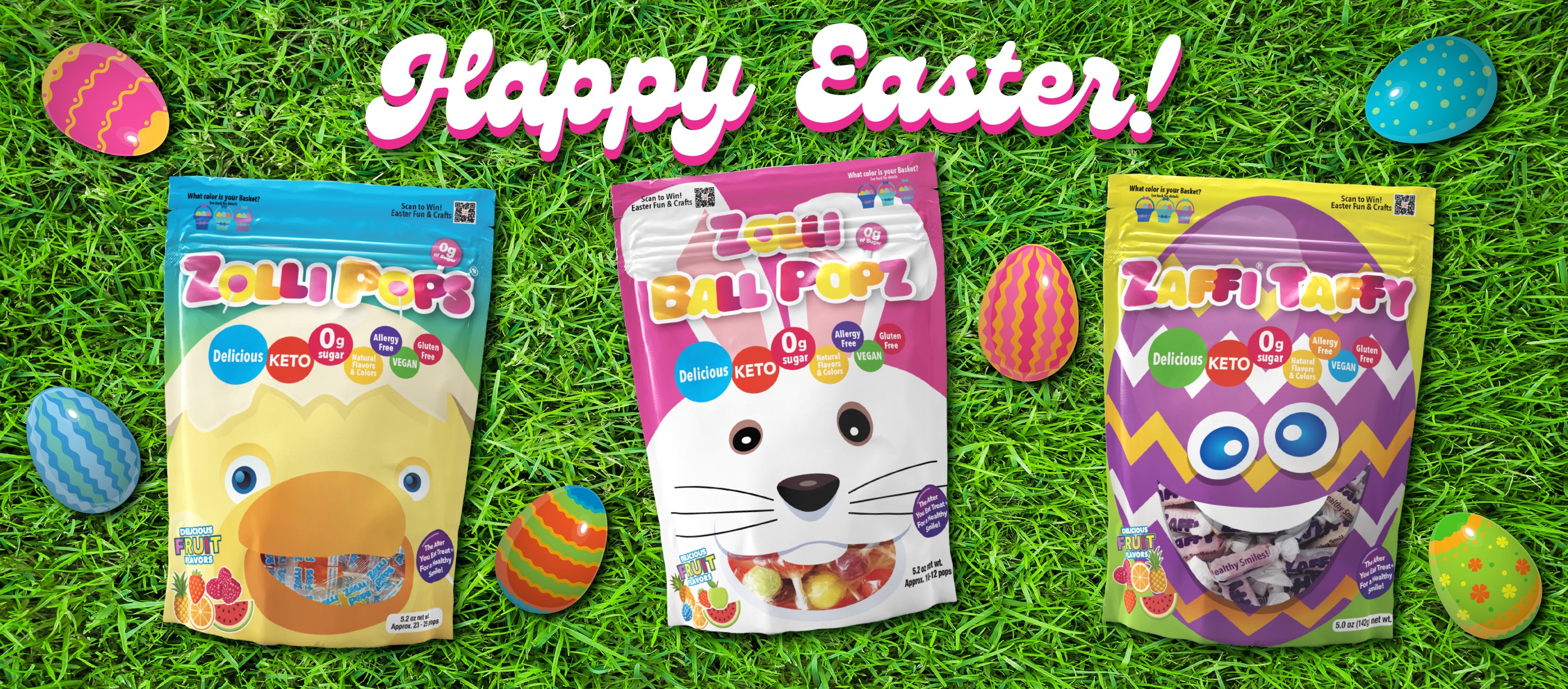 Zolli Candy has Sugar Free Candy for Spring, Easter, and Passover Celebrations