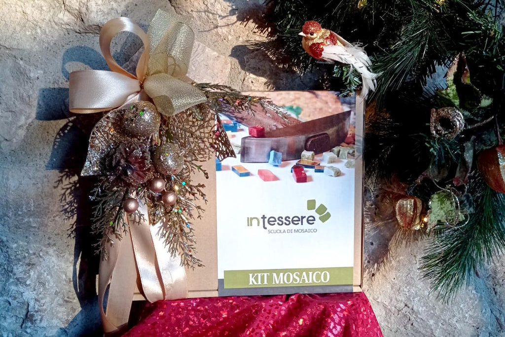 Coffret cadeau de Noël pour amateur de mosaïque et mosaïste