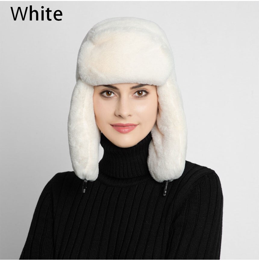 faux fur winter hats womens