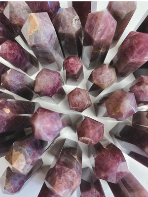 lavender rose quartz tower