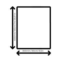 Standard Photo Banner icon size guide Flatlay Studio