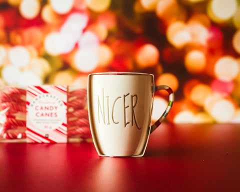 Bright festive bokeh background for product photography