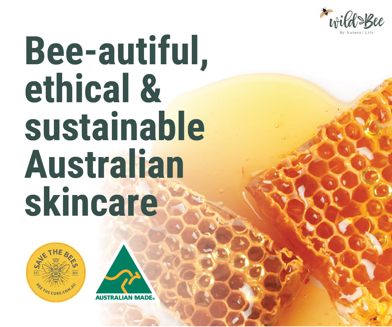 Beautiful, rich blends of natural Australian extracts and nourishing bee ingredients lovingly created to care for your skin.