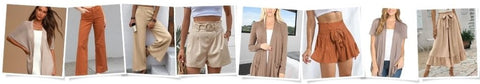 Summer Neutral Womens Apparel Khaki Beige Tan Mocha