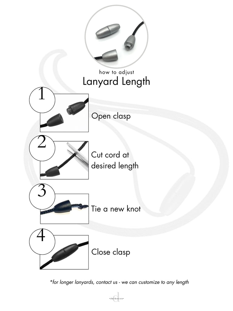 How to Adjust Lanyard Length | Breakaway Clasp Safety Lanyard