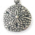 Sand Dollar Charm Pendant Jewelry Antique Silver