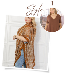 Wear Brown in Summer - choose loose/flowy styles