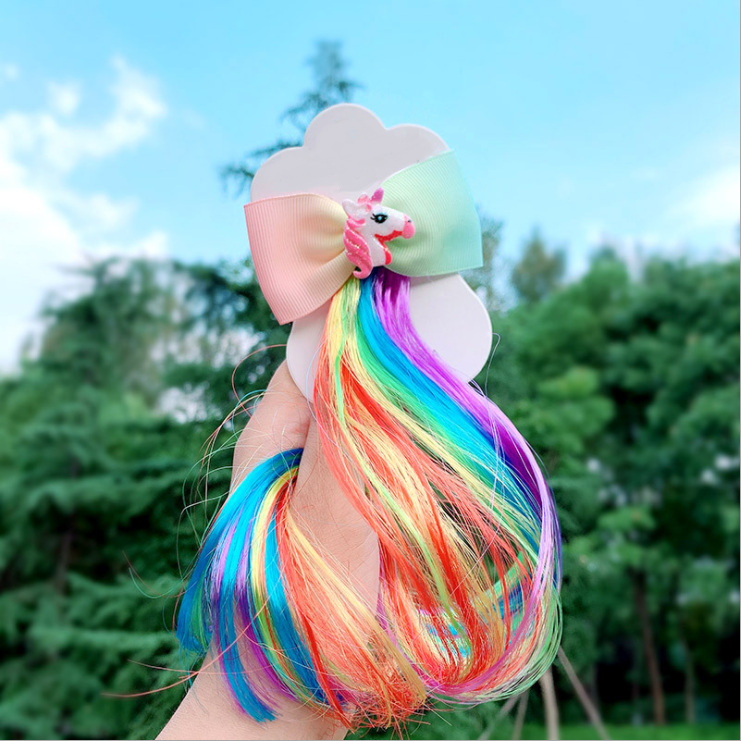 Baby Moo Hair Clip  Buy Baby Moo Princess Unicorn Hair Clips Set 10 Pcs   Multicolour Online  Nykaa Fashion