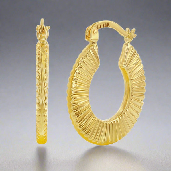 3 pares de pendientes de aro chapados en oro de 14 quilates para mujer,  aretes de aro minimalistas, aretes de aro de oro de 3 tamaños simples para