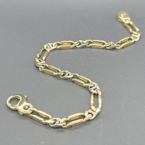 Estate 14K Gold 5 Charm Bracelet