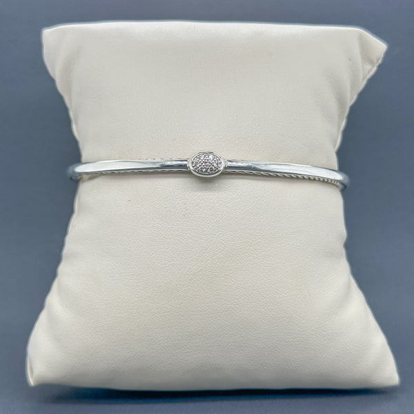 Petite Helena Classic Cable Bracelet in Sterling Silver with 18K Yellow  Gold and Diamonds, 3mm | David Yurman
