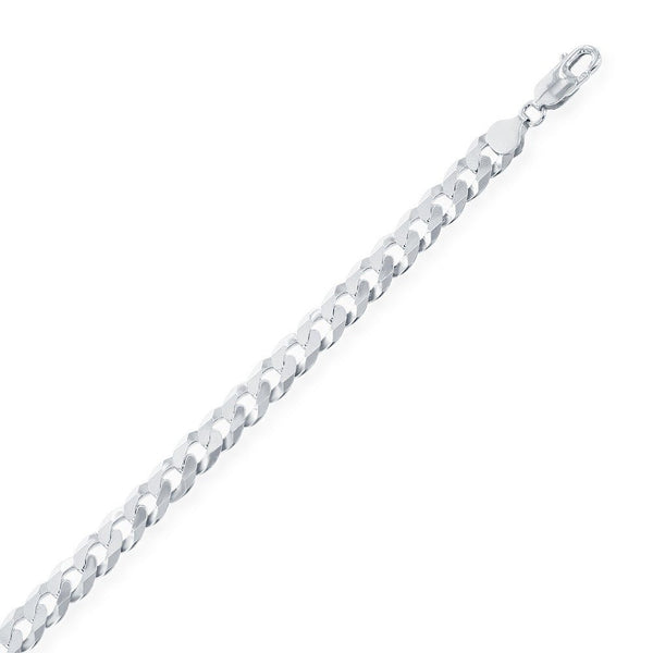 Sterling Silver 5.6mm Comfort Curb Chain Necklace - 24