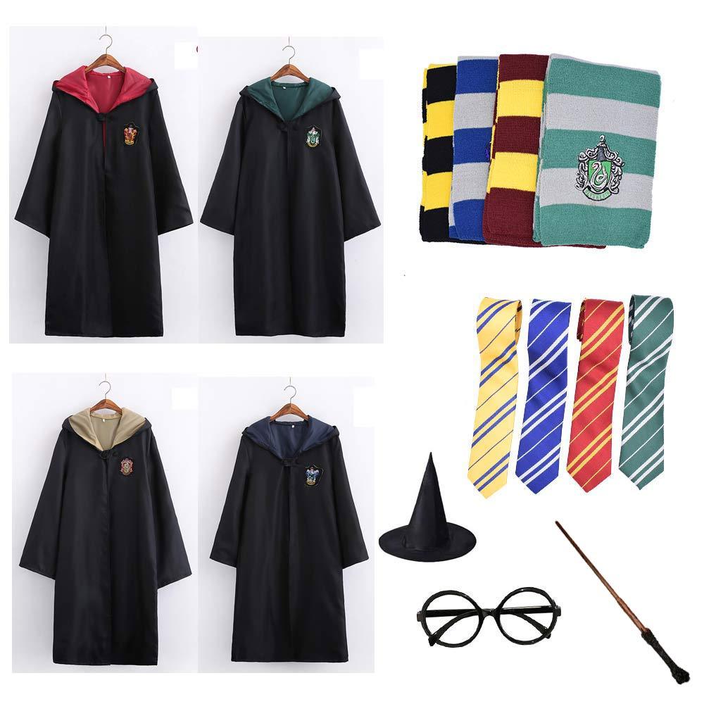 Harry Potter Cloak with Scarf and Adult Wand Cosplay. | Adilsons