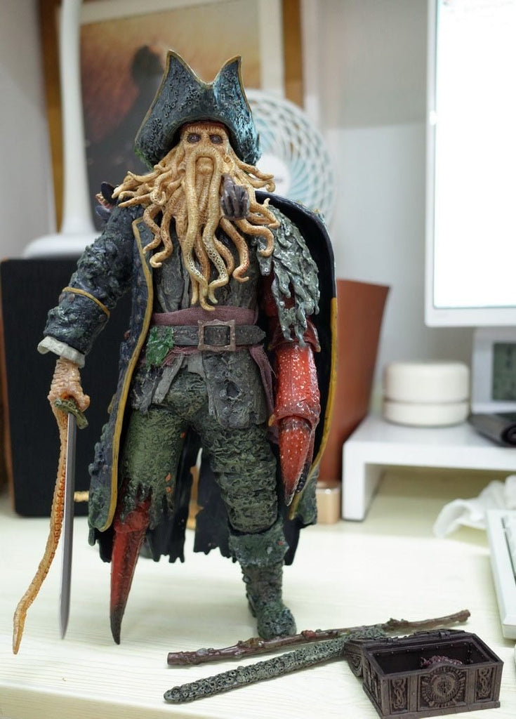 Pirates Of The Caribbean Davy Jones 1 6 Scale Figurines Adilsons