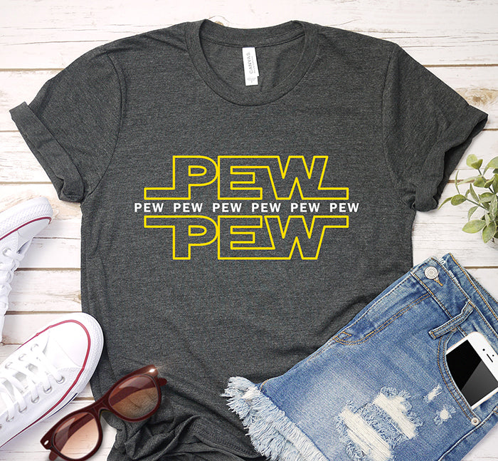begå frakobling Majroe Pew Pew Funny Star Wars Sounds Disney Shirt | GoodyTees – GoodyTees.com