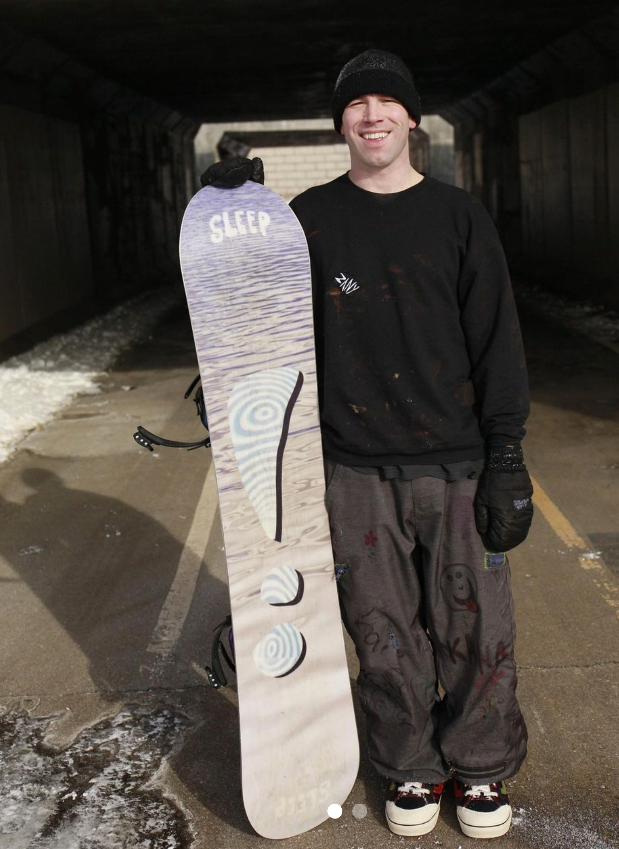 Ryan Paul Sleep snowboards cbd cbdayz