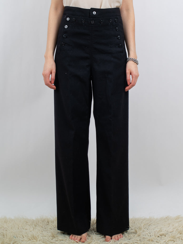 40s Wool Sailor Pants - Lucky Vintage