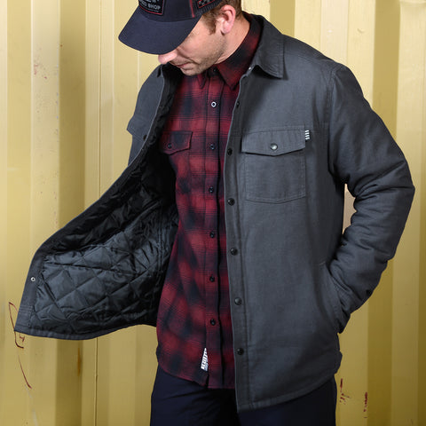Elysian Quilted Flannel - Tobacco