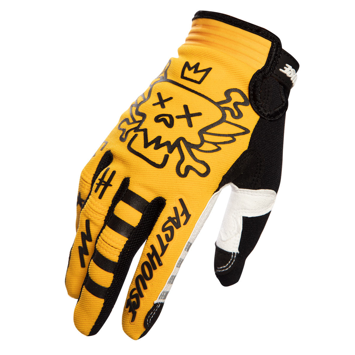 yellow mtb gloves