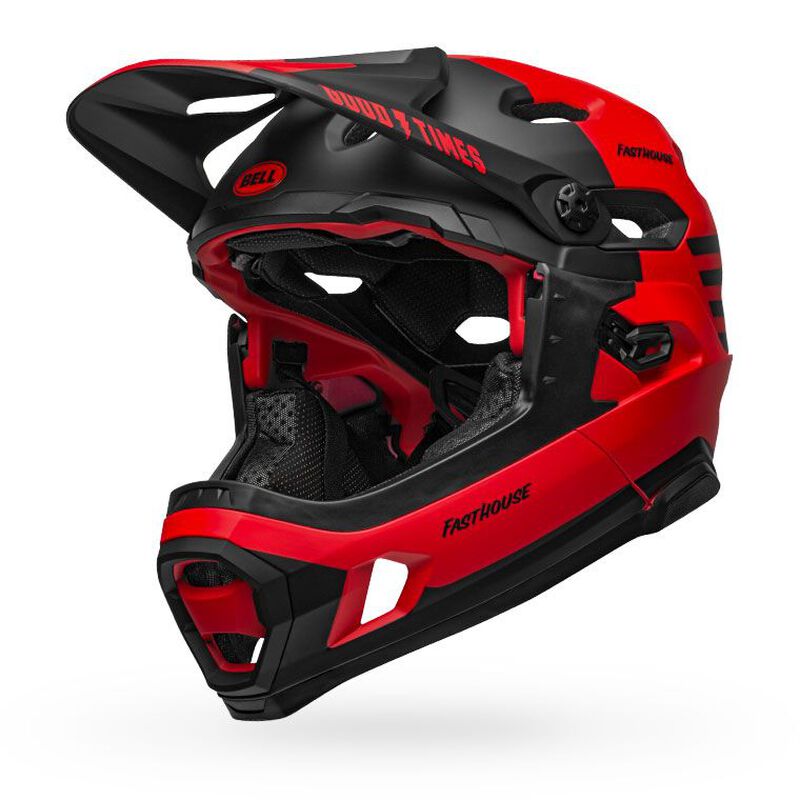 mtb helmet red