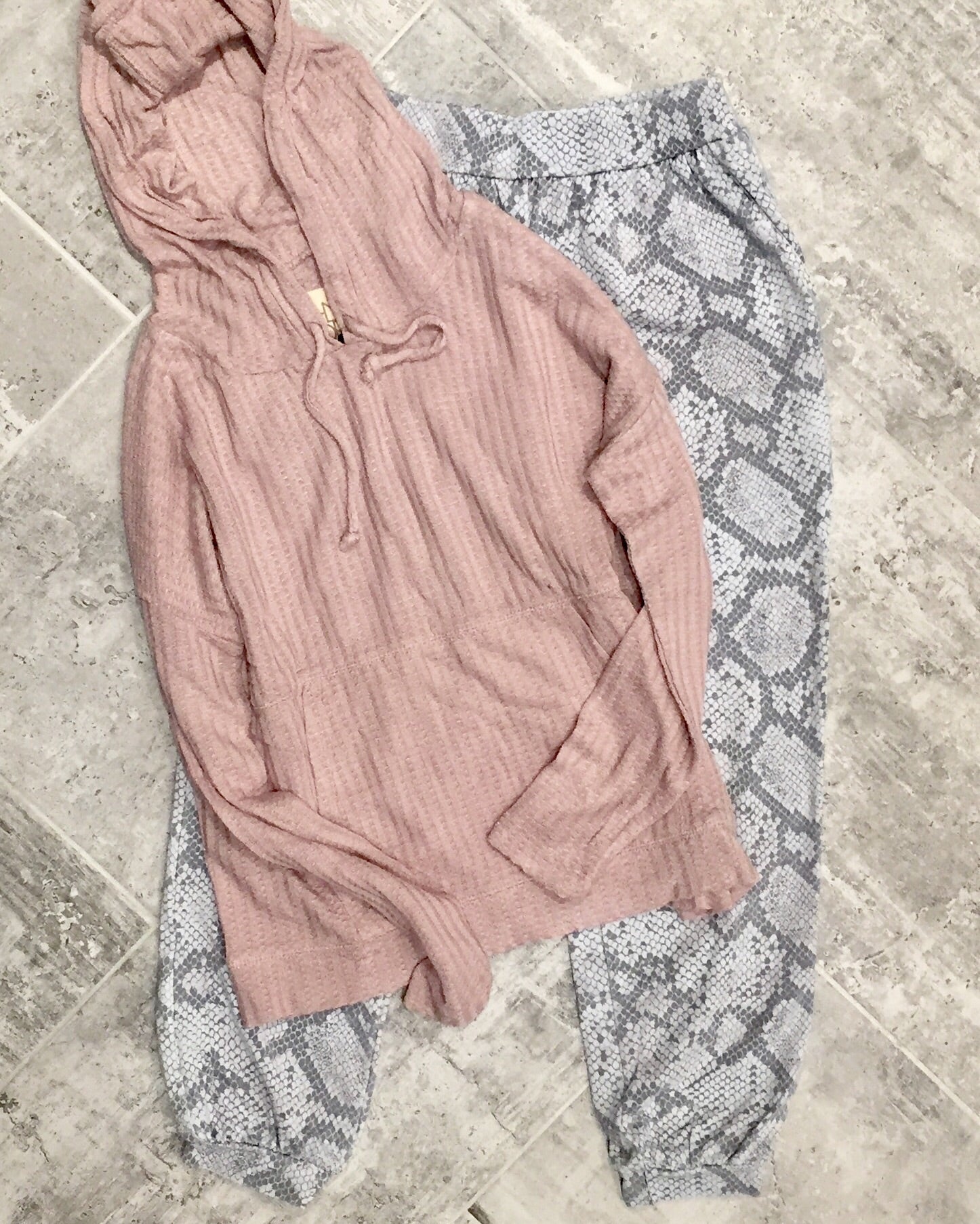 Snake print jogger