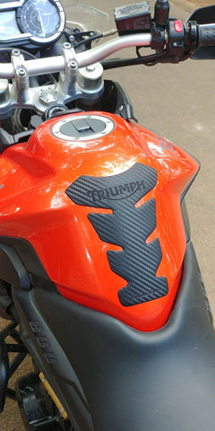 Quality Custom Triumph tank pads by Rubbatech