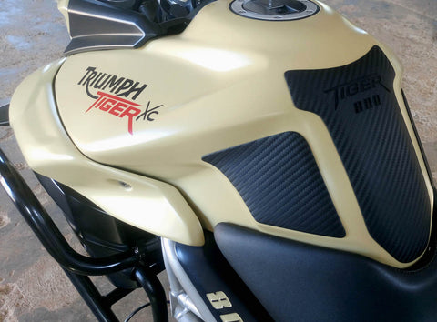 Quality Custom Triumph tank pads by Rubbatech