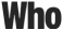 Who Magazine logo