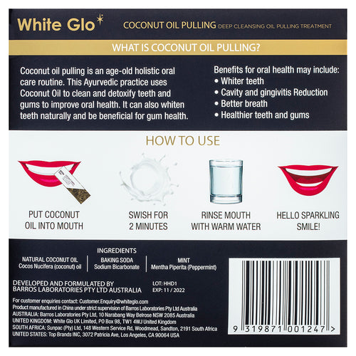 white glo coconut oil pulling