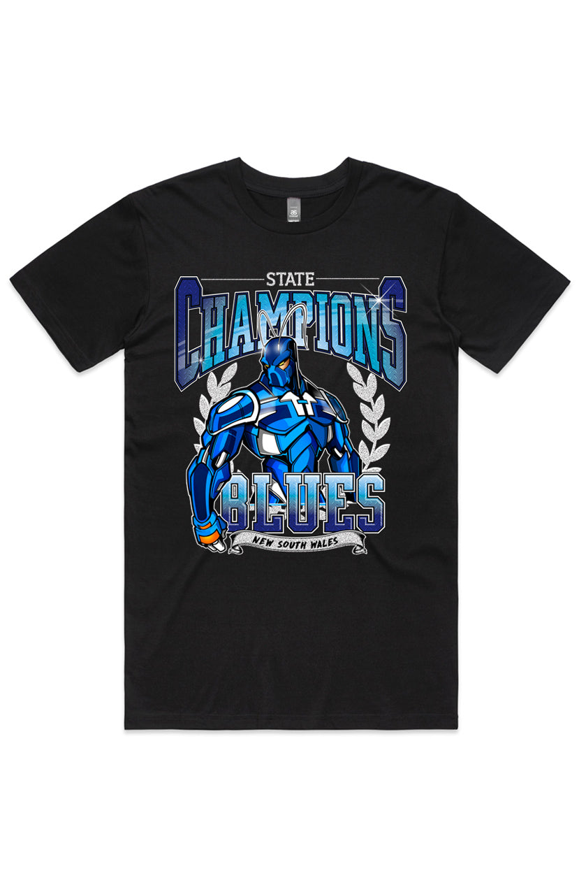 State Champions NSW Tee - Black - Vintage Bootleg