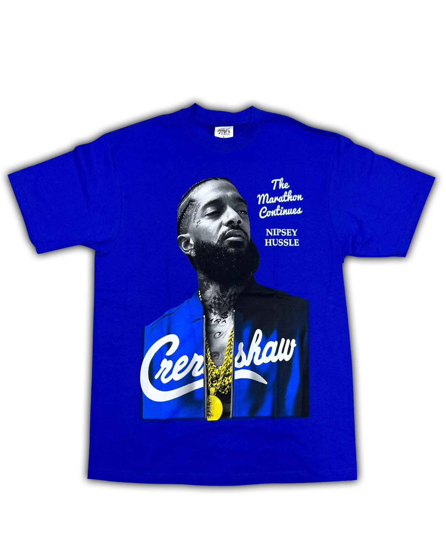 Marathon - Blue Tee - Vintage Bootleg