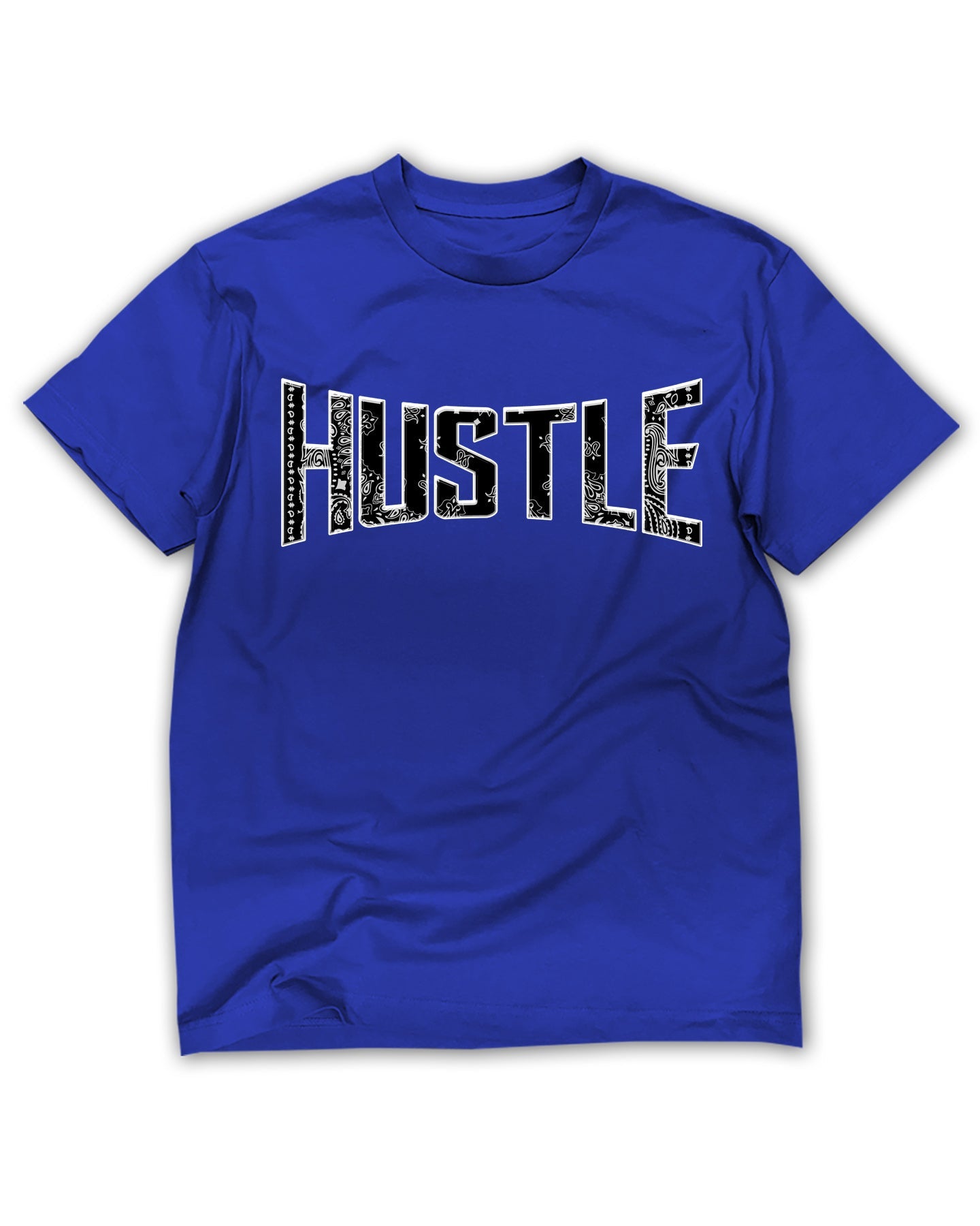 Hustle Tee - Royal - Vintage Bootleg