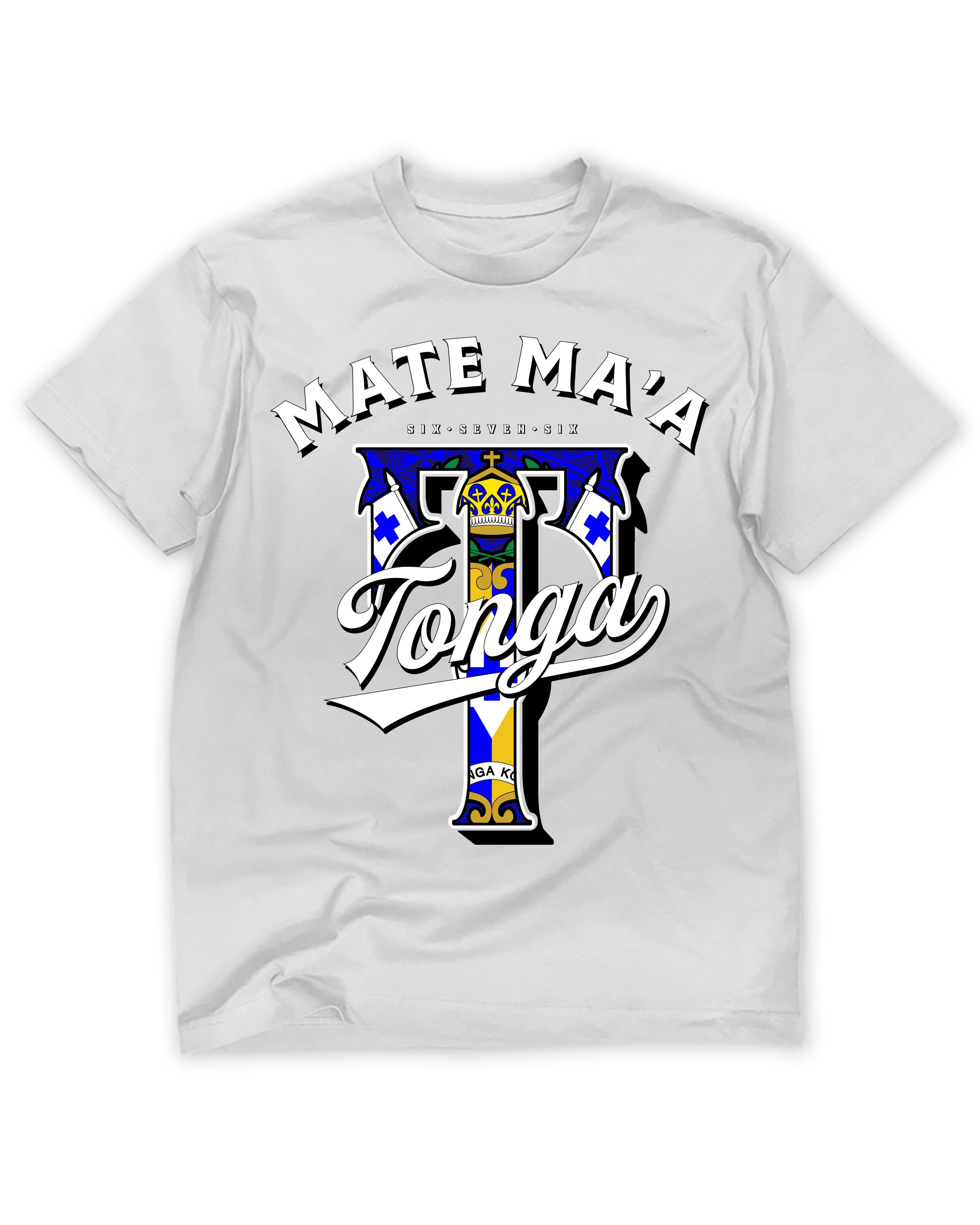 Blue Mate Ma'a Tonga White Tee - Vintage Bootleg