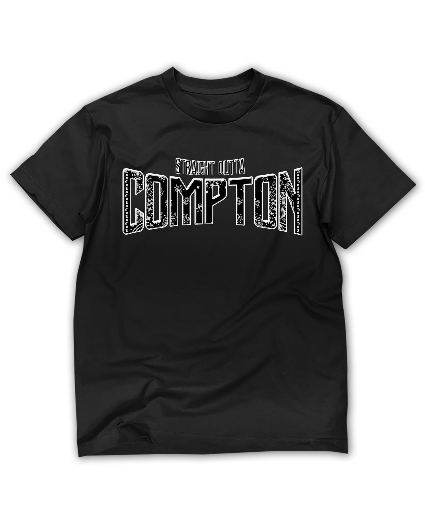 Straight Outta Compton Tee - Black - Vintage Bootleg