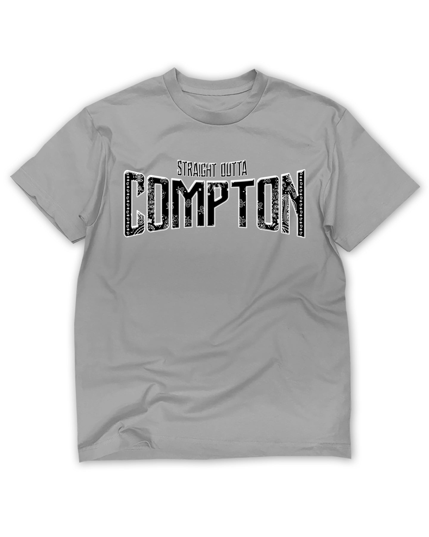 Straight Outta Compton Tee - Grey - Vintage Bootleg