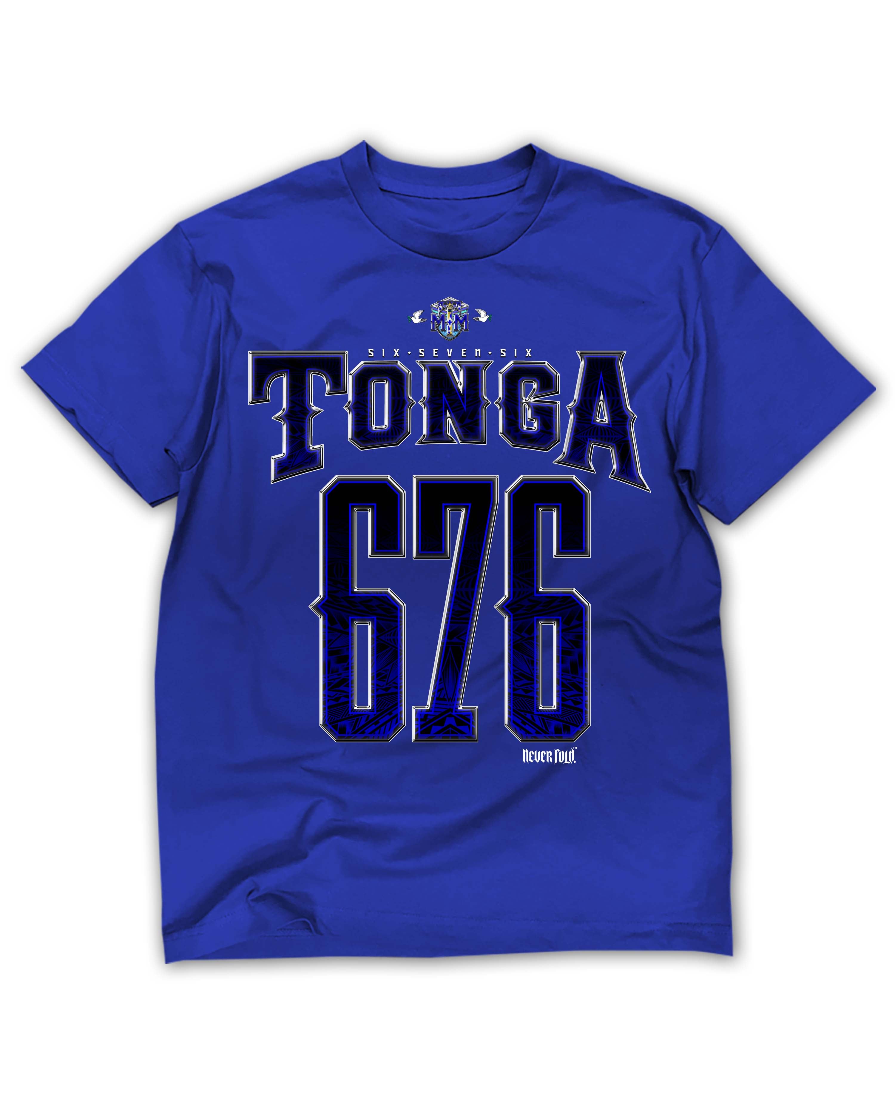 Blue Tonga 676 Royal Tee - Vintage Bootleg