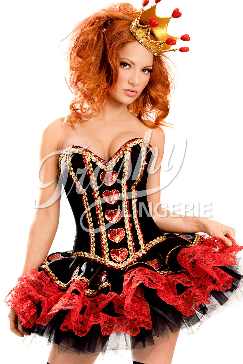 queen of hearts tutu dress