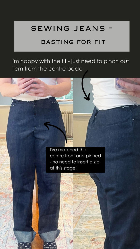 fitting jeans