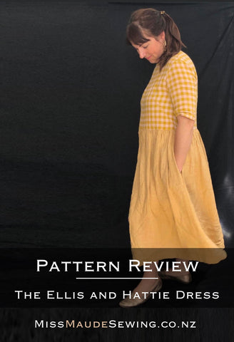 Sewing and Pattern Review the Ellis and Hattie Dress by Merchant and Mills