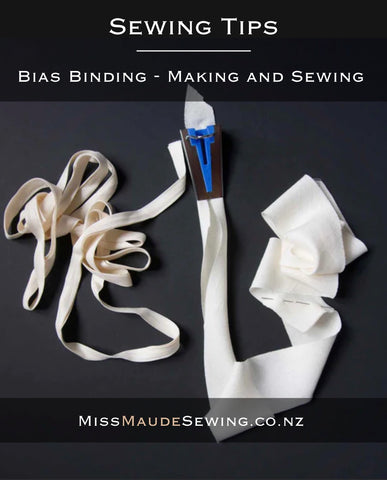 Sewing Tips - Bias Binding Making and sewing it