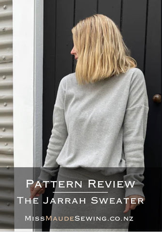 Sewing Pattern Review The Jarrah Sweater By Megan Nielsen patterns