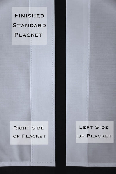 a close up of two placket next to each other