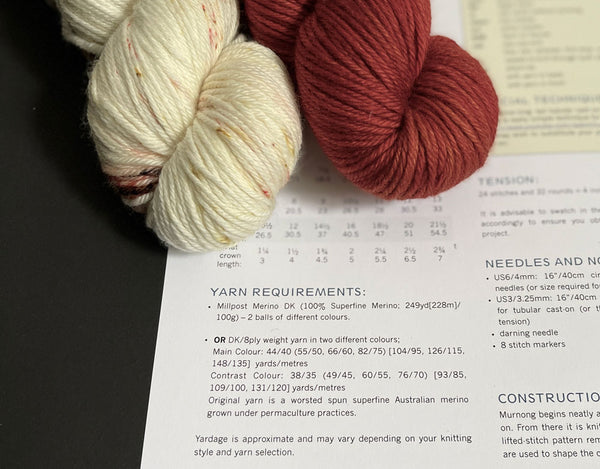 how to read a knitting pattern and select yarn