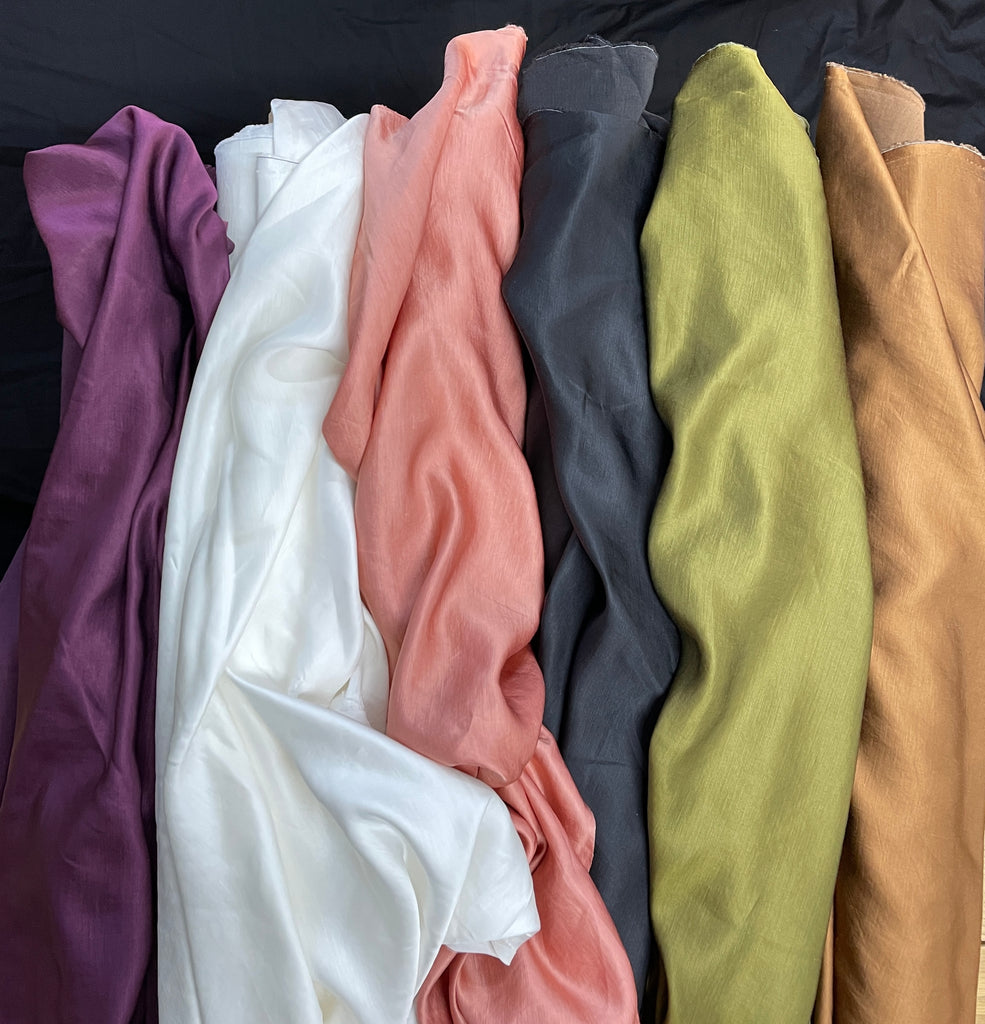 reveal linen viscose dressmaking fabric